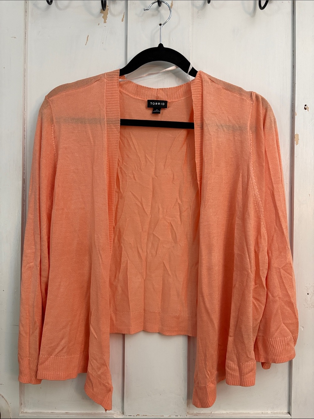 Torrid peach shrug